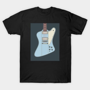 Frost Blue FBird Guitar T-Shirt